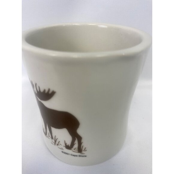 Vintage Cape Shore Moose Coffee Tea Mug Cup White Ceramic Collectibles - Picture 5 of 5